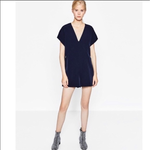 Zara Pants - Zara Navy blue romper